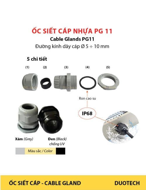 ốc siết cáp pg11; ốc xiết cáp pg11; cable glands pg11; cable glands pg 11; ốc siết cáp điện pg11; ốc siết cáp điện pg 11; ốc siết cáp pg11 đen; ốc siết cáp pg 11 đen dacl11-blk; ốc siết cáp pg11 xám; ốc siết cáp pg 11 xám dacl11-gry; nhà cung cấp ncc ốc siết xiết cáp điện pg11; nhà cung ứng ncu ốc siết xiết cáp điện pg11; nhà phân phối npp ốc siết xiết cáp điện pg11; đại lý công ty ốc siết xiết cáp điện pg11; địa chỉ cửa hàng ốc siết xiết cáp điện pg11; nơi bán để mua ốc siết xiết cáp điện pg11; đơn vị phân phối ốc siết xiết cáp điện pg11; supplier distributor ốc siết xiết cáp điện pg11; agency vendor list ốc siết xiết cáp điện pg11; sản phẩm ốc siết xiết cáp điện pg7 pg9 pg11 pg13.5 pg13.5 l pg16 pg21 pg29 pg36 pg42 pg48 cable glands nhựa nylon pa66 đạt tiêu chuẩn rohs; có 2 màu xám dacl-gry và loại đen dacl-blk chống tia uv dùng ngoài trời; có ron cao su chống nước ip68; dacl7-gry; dacl7-blk; dacl9-gry; dacl9-blk; dacl11-gry; dacl11-blk; dacl13.5-gry; dacl13.5-blk; dacl16-gry; dacl16-blk; dacl21-gry; dacl21-blk; dacl29-gry; dacl29-blk; dacl36-gry; dacl36-blk; dacl42-gry; dacl42-blk; dacl48-gry; dacl48-blk