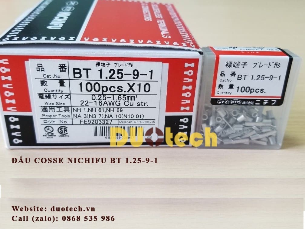 duotech; bt 1.25-9-1; cosse nichifu; nichifu bt 1.25-9-1; dau cot nichifu; cos nichifu bt 1.25-9-1; bt 1.25-9-1 nichifu; mua dau cot dien; nichifu nhat ban;