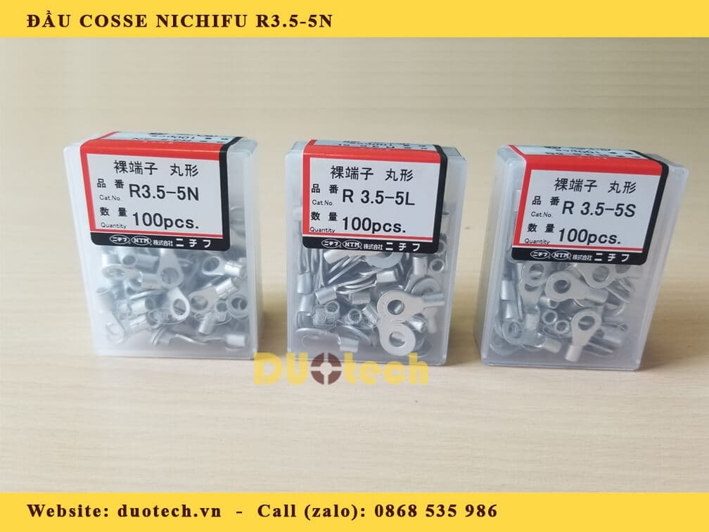 đầu cos tròn nichifu r3.5-5n; cosse tròn nichifu r3.5-5n; đầu cốt đồng tròn nichifu r3.5-5n; r3.5-5n nichifu ring terminals; đầu cosse tròn nichifu r3.5-5n; cosse tròn nichifu r3.5-5; đầu cosse đồng nichifu r3.5-5n; nichifu ring terminal; 