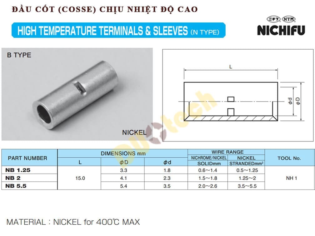 dau-cos-chiu-nhiet-nichifu-dong-nickel-duotech-thong-so-4 đầu cos chịu nhiệt; đầu cốt chịu nhiệt độ cao; đầu cosse chịu nhiệt nichifu; đầu cosse chịu nhiệt nichifu; đầu cốt chịu nhiệt nichifu; đầu cốt chịu nhiệt; đầu cos nickel nichifu; cosse nickel nichifu;