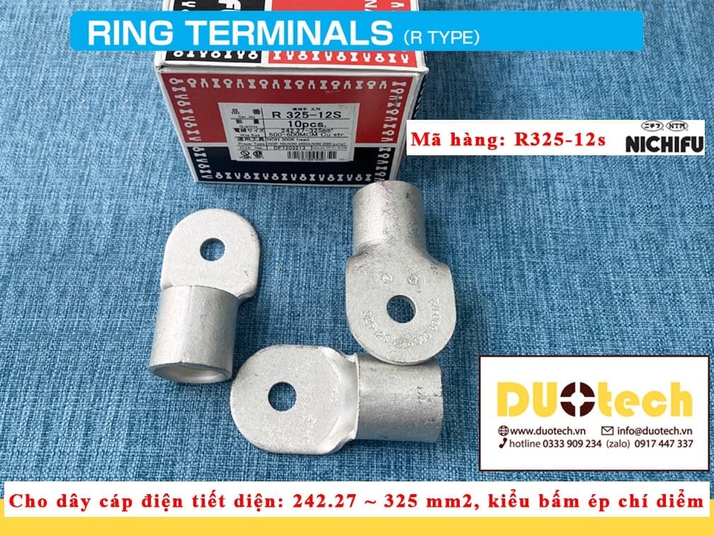 đầu cos tròn nichifu R325-12S