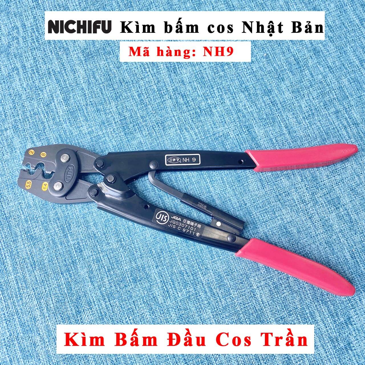 kìm bấm cos nh 9 nichifu nhật bản đầu cos trần size 2 3.5 5.5 8 14 mm2 loại bóp bằng tay, có trợ lực, hiện số sau khi bấm kìm bấm cos nh 9; kìm bấm cos nh9; kìm nichifu nh 9; kìm nichifu nh9; kìm nh 9 nichifu; kìm nh9 nichifu; kiềm bấm cos nichifu nh9; kiềm bấm cos nichifu nh9; nh 9 nichifu nhật bản; nh9 nichifu nhật bản; đầu cos nichifu; đầu cos nối dây điện nichifu; đầu cos nối dây điện; đầu cosse nối dây điện; cos nichifu nhật bản