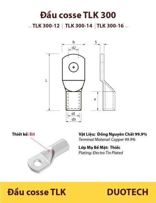 đầu cos bít sc tlk 300; đầu cos đồng bít sc tlk 300; đầu cos bít sc tlk 300-12; đầu cosse cốt bít sc tlk300-12; đầu cos bít sc tlk 300-14; đầu cosse cốt bít sc tlk300-14; đầu cos bít sc tlk 300-16; đầu cosse cốt bít sc tlk300-16; đầu cos bít sc tlk 300-20; đầu cosse cốt bít sc tlk300-20; hãng thương nhãn hiệu brand maker kst k.s. ks terminals inc made in taiwan xuất xứ đài loan