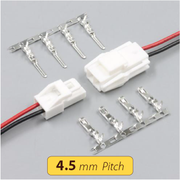 Đầu rắc giắc jack nối dây điện vỏ nhựa housing 4.5mm pitch connector